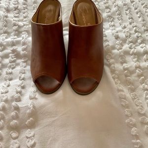 Brown mules